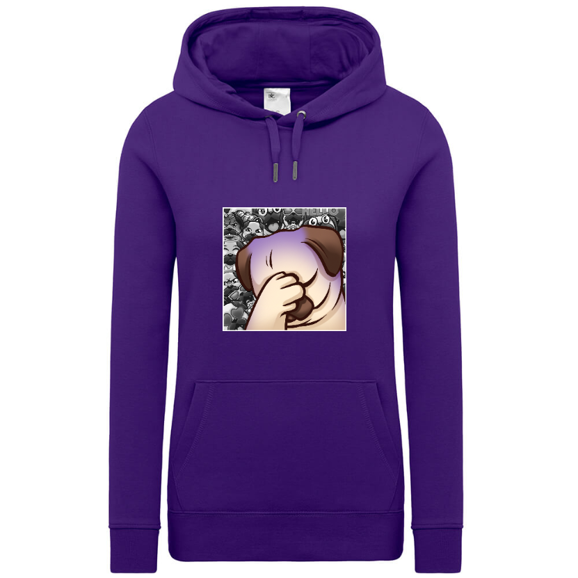Pugsmind - Mops - Kapuzen-Sweatshirt - Frauen Pugsmind - Mops - Kapuzen-Sweatshirt - Frauen