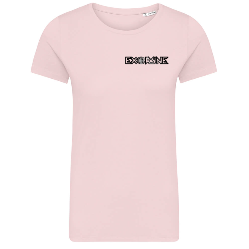Exoryne - Schriftzug Brust - Bio T-Shirt - Woman