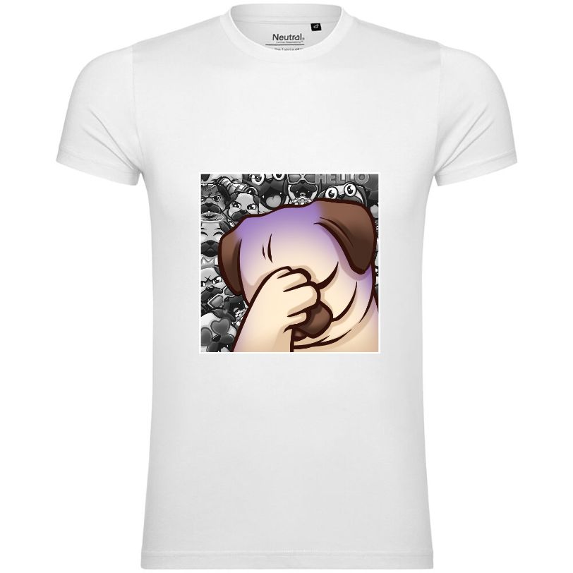 Pugsmind - Mops - Bio T-Shirt - Männer (Fairtrade)