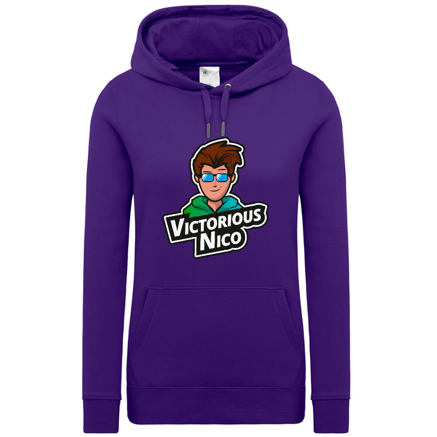 VictoriousNico - Logo - Kapuzen-Sweatshirt - Frauen