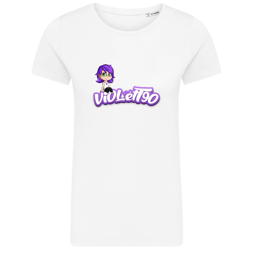 Vi0LetT90 - Schriftzug - Bio T-Shirt - Frauen