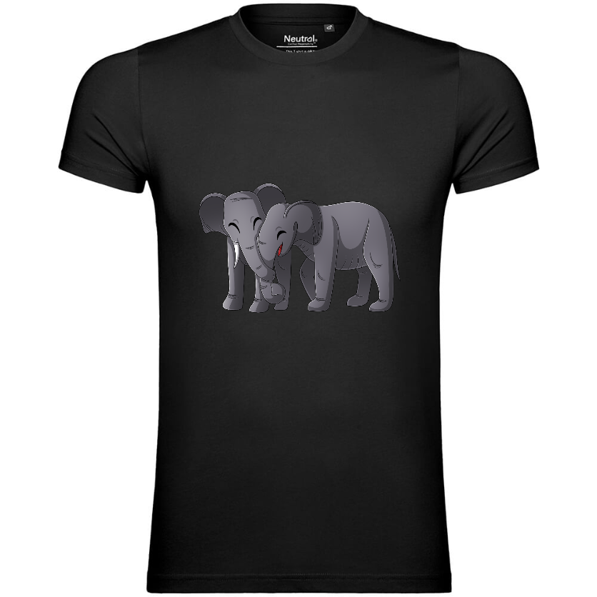 Sonnenschein1995 - Elefantii - Bio T-Shirt - Männer (Fairtrade)