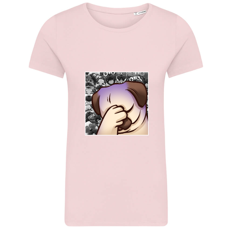 Pugsmind - Mops - Bio T-Shirt - Frauen