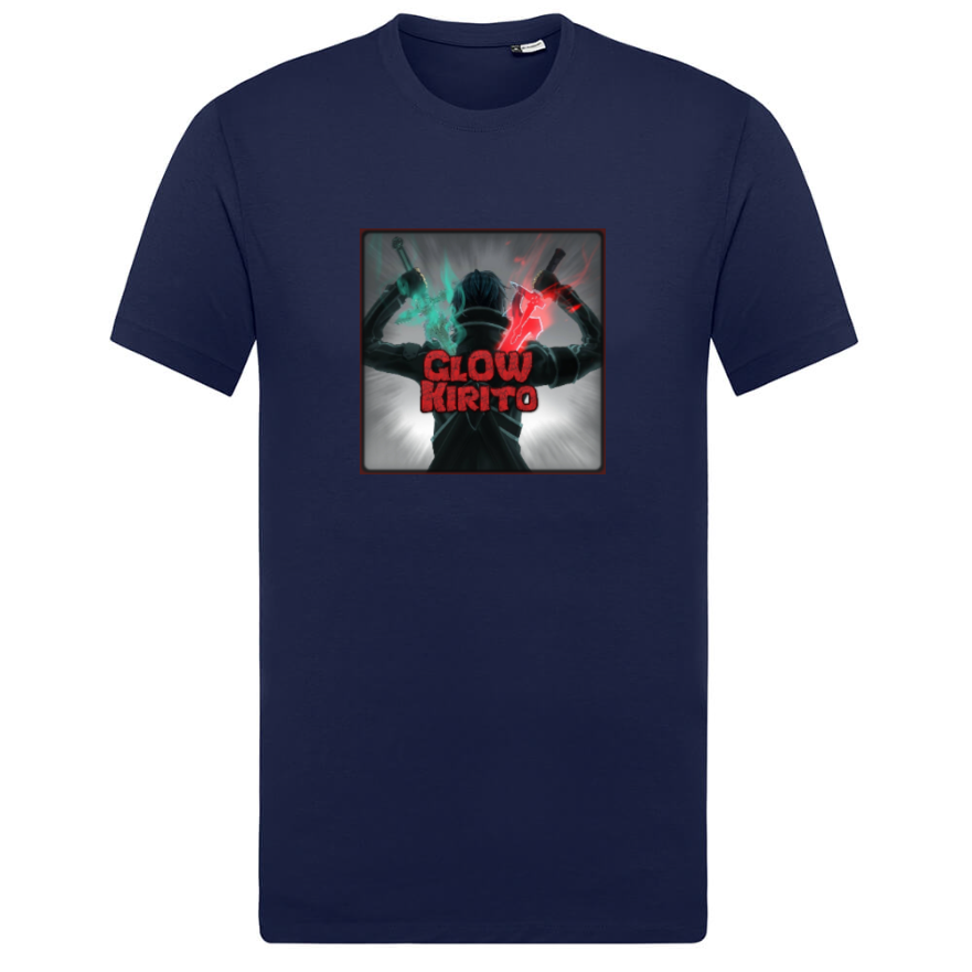 Gl0W_Kirito - Logo - Bio T-Shirt - Männer